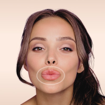 Lippenaufbau